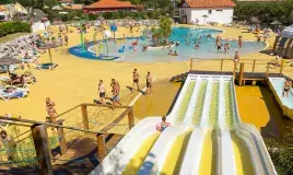 Toboggans du camping Mimizan Plage